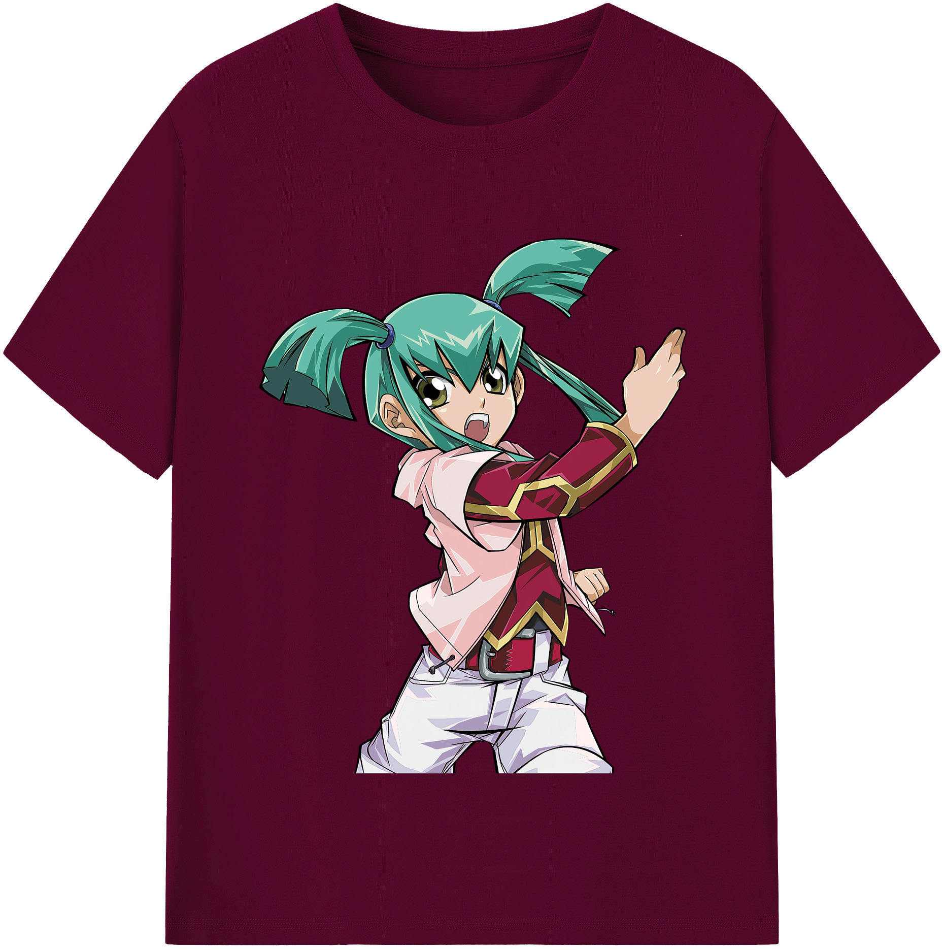 （画像用） 遊☆戯☆王 Yu-Gi-Oh! レディースカジュアルプリントTシャツ（綿100％）